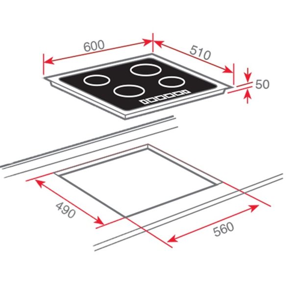 BẾP TỪ Teka IRF 641 (bỏ mẫu)