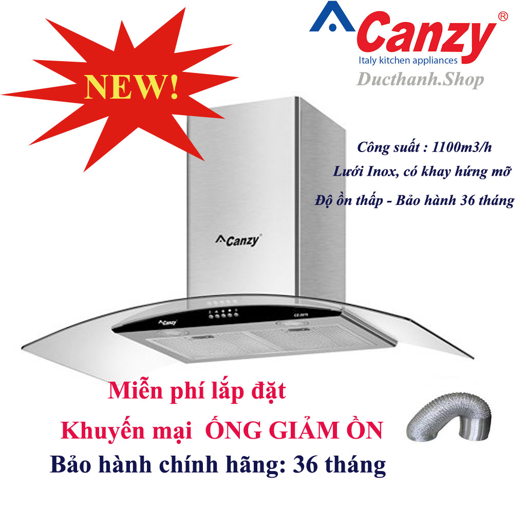 Máy hút mùi kính cong Canzy CZ 4680