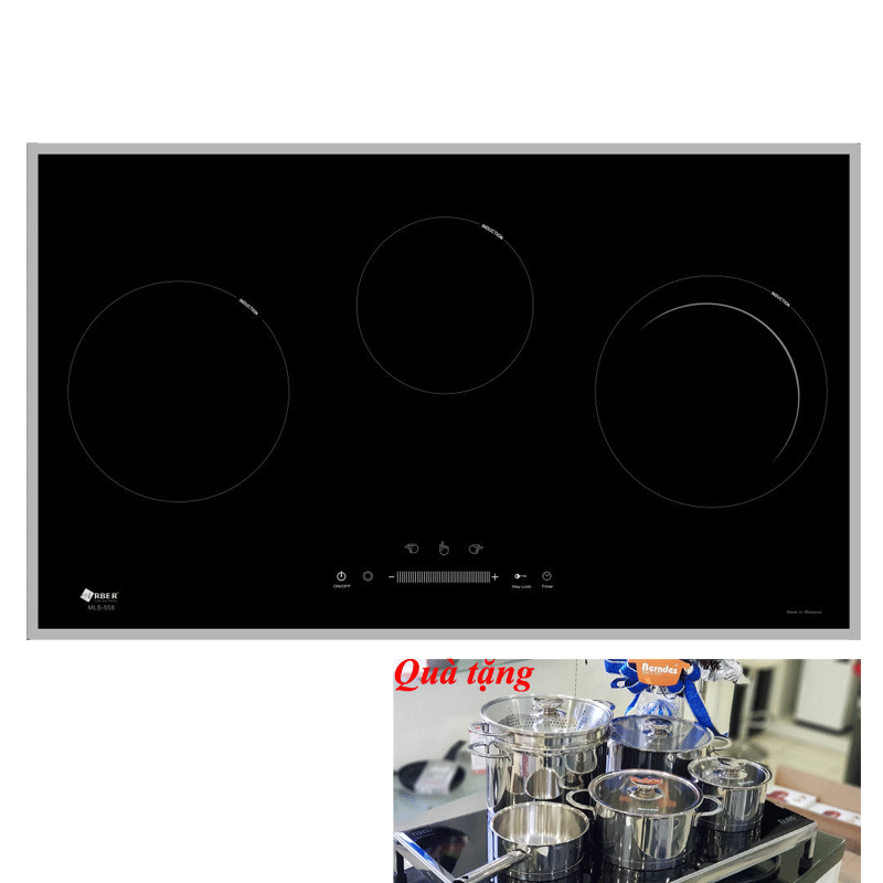 Bếp 3 từ Arber AB558 NK Malaysia
