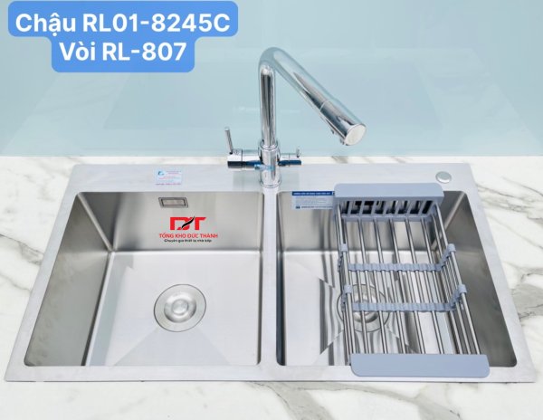 Vòi rửa bát Roslerer 3 đường nước RL-807