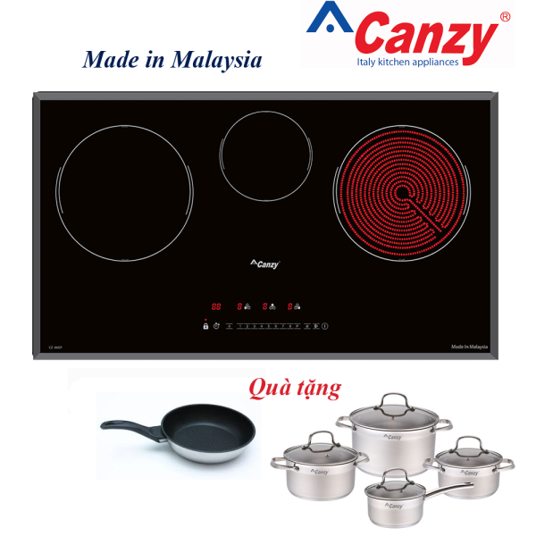 Bếp 2 từ 1 điện Canzy CZ 86GP- NK Malaysia