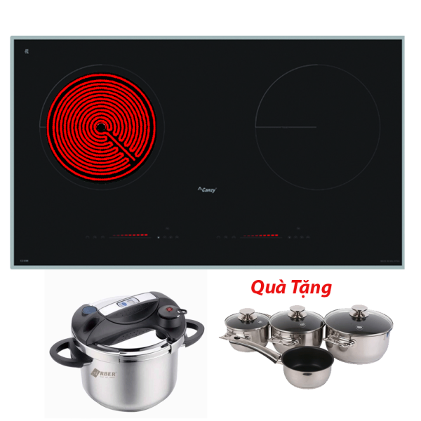 Bếp 1 từ 1 hồng ngoại Canzy CZ E88- NK Malaysia