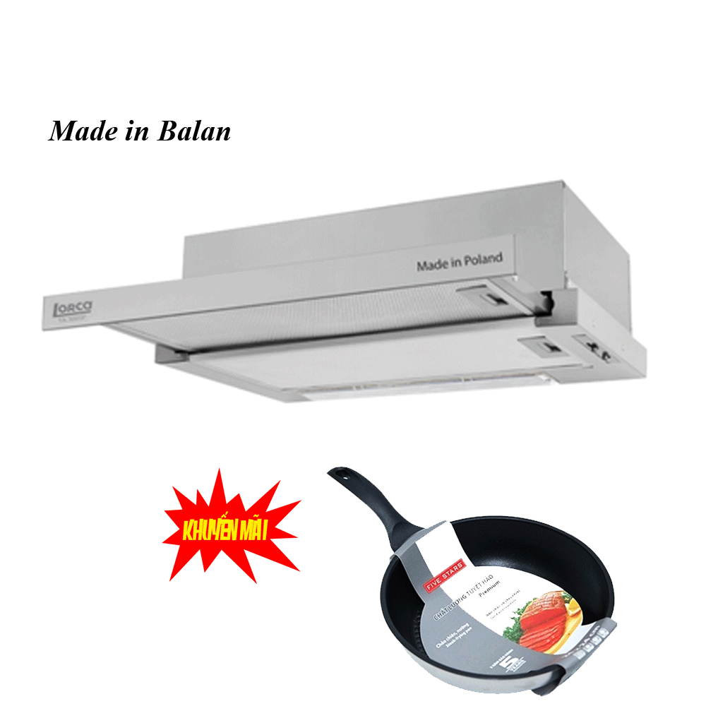 Máy hút khử mùi LORCA TA-3005P BA LAn