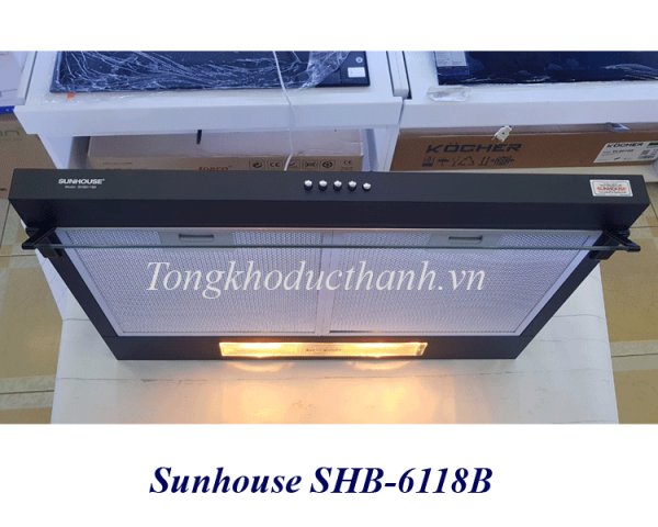 Máy hút mùi Sunhouse SHB 6118B