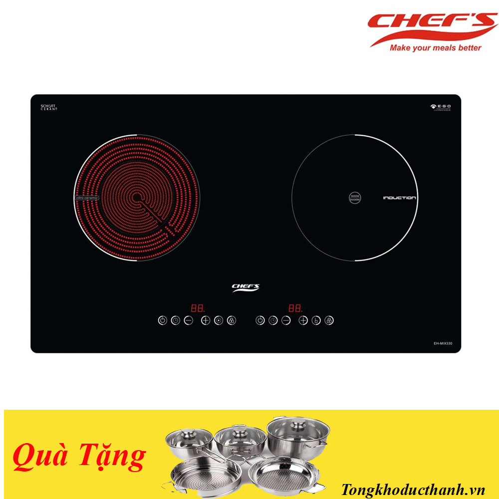 Bếp Điện Từ Đôi Chef's EH-Mix330