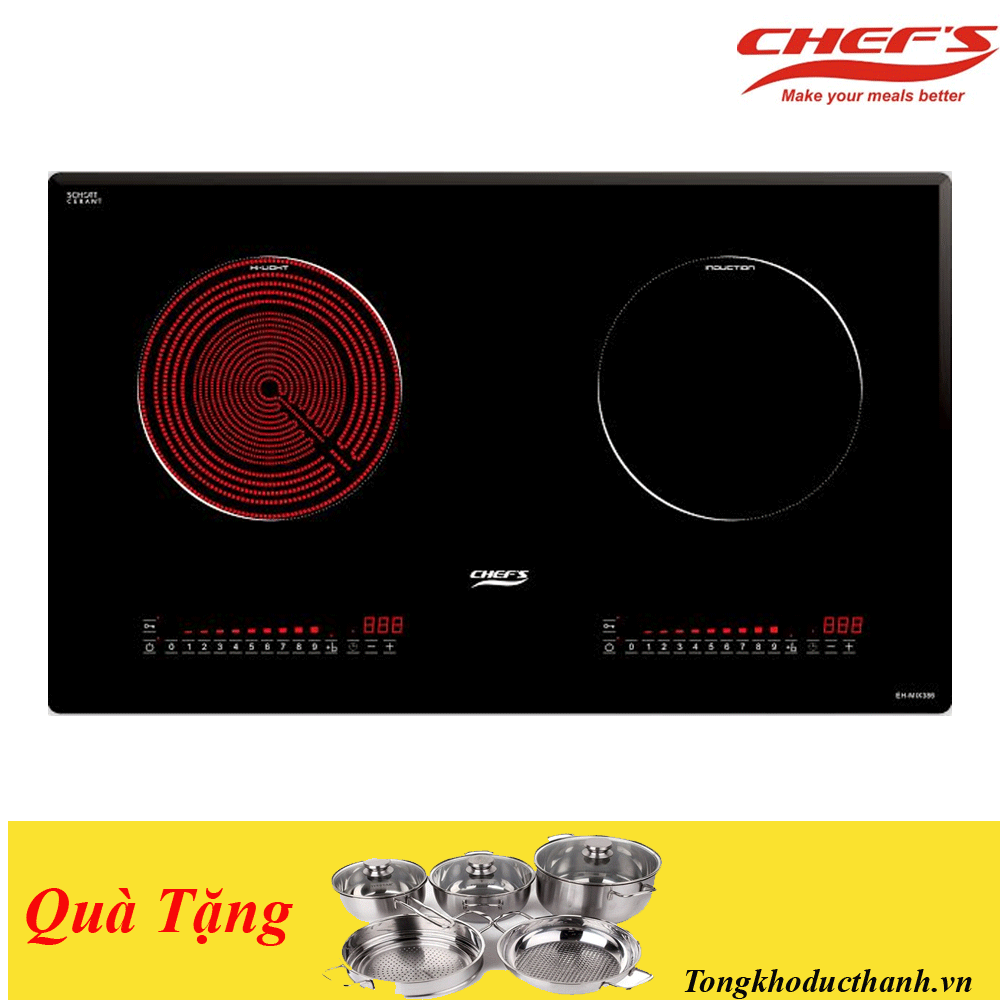 Bếp Điện Từ Đôi Chef's EH-Mix343