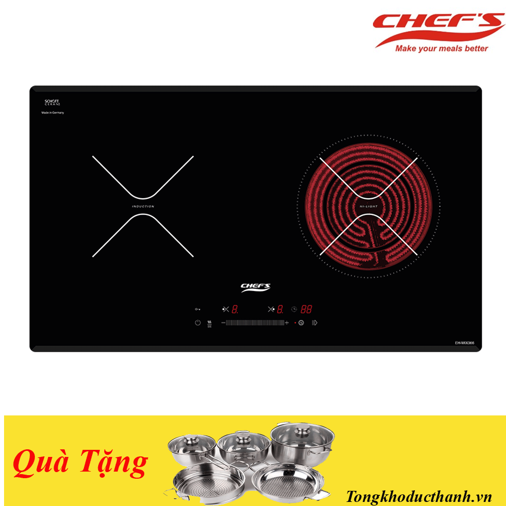 Bếp Điện Từ Đôi Chef's EH-MIX366-Nhập Khẩu Nguyên Chiếc Germany
