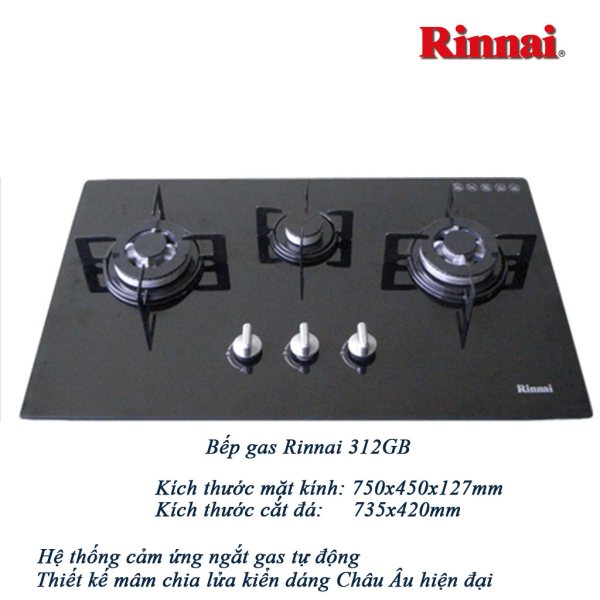 Bếp gas âm Rinnai 312BG