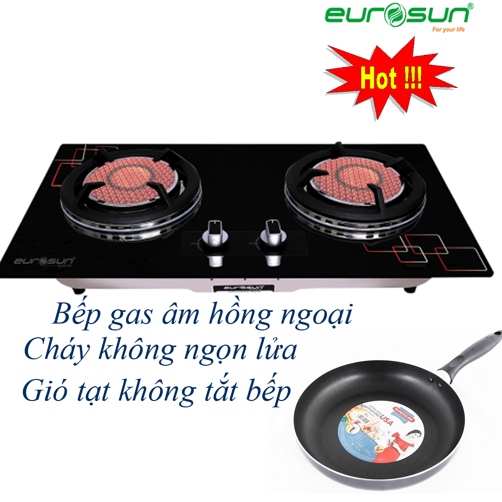 Bếp gas âm hồng ngoại Eurosun EU-GN08