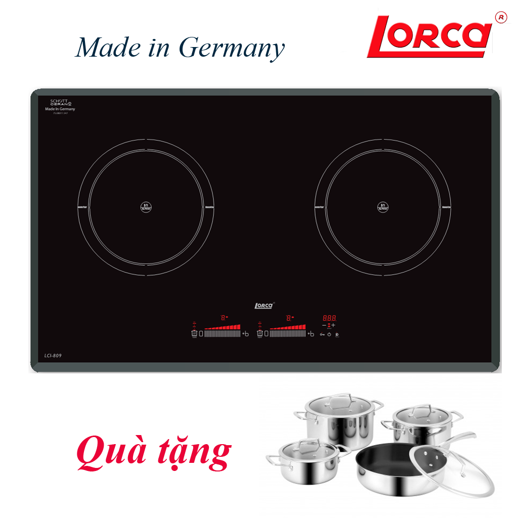 Bếp từ đôi Lorca LCI 809P
