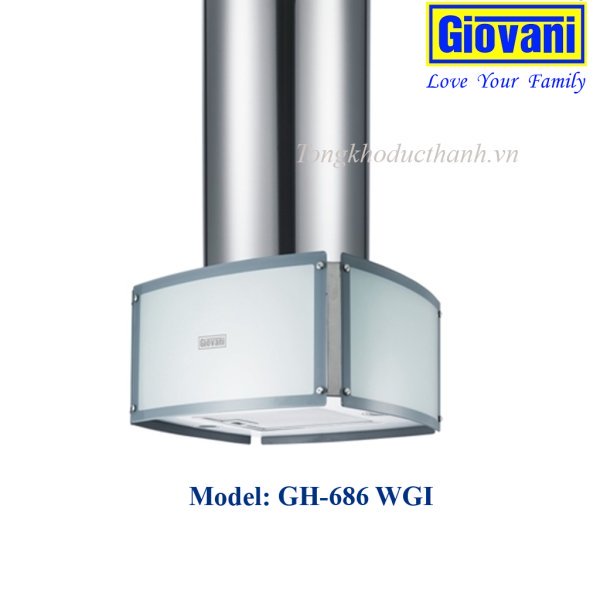 Máy hút mùi đảo Giovani GH-686WGI
