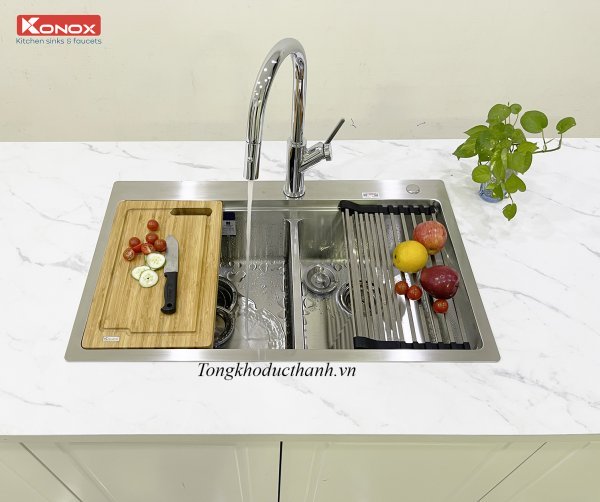 Chậu rửa Konox Topmount sink KN8250TD
