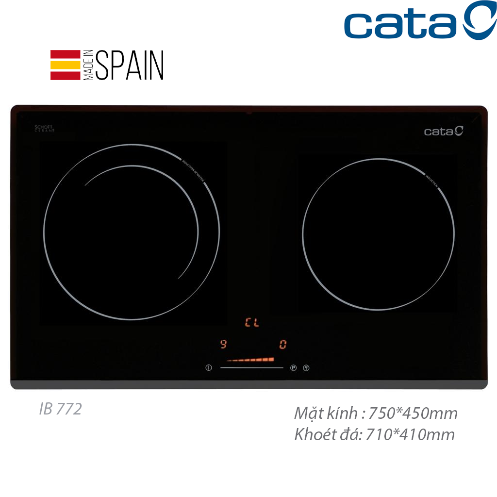 Bếp từ Cata IB 772 BK NK Tây Ban NHa