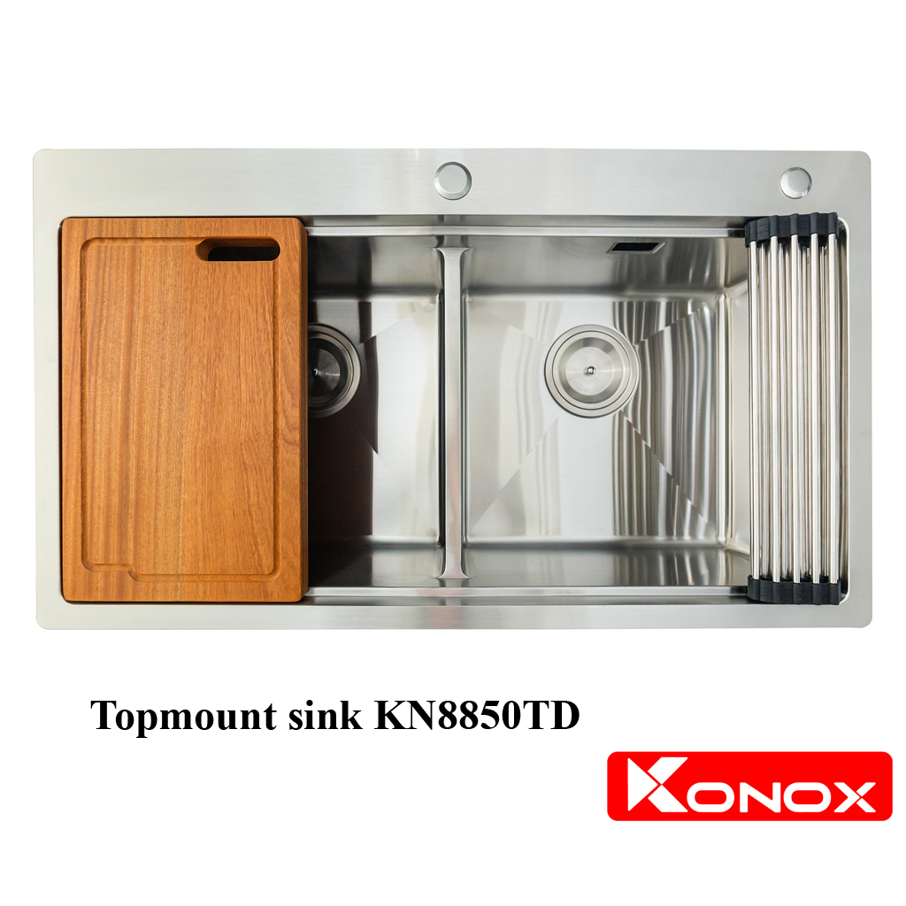 Chậu rửa Konox Topmount sink KN8850TD