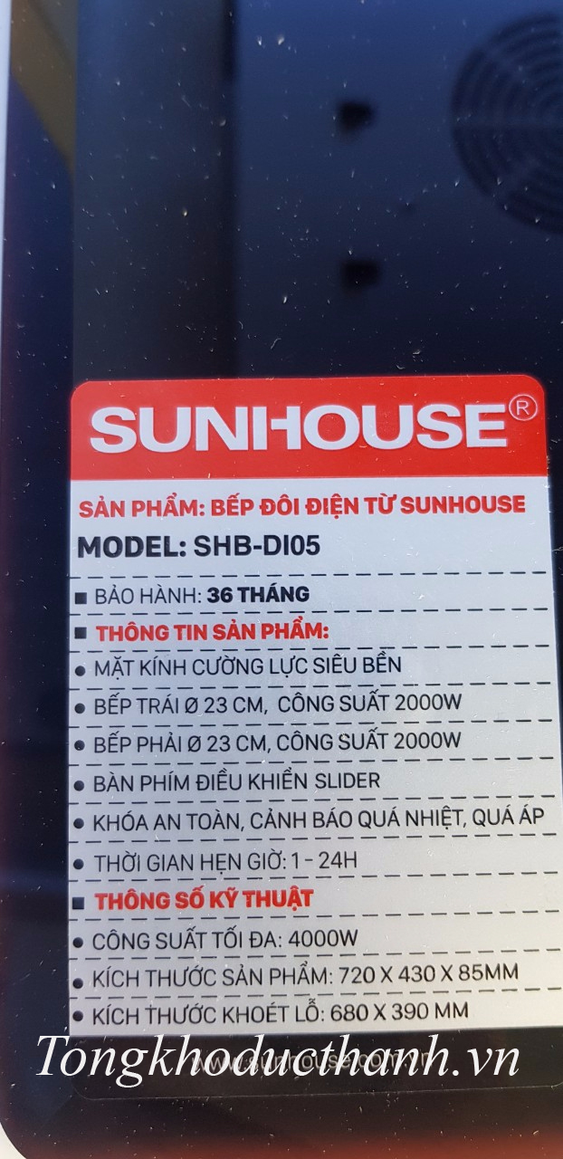 Bếp từ Sunhouse SHB Di05