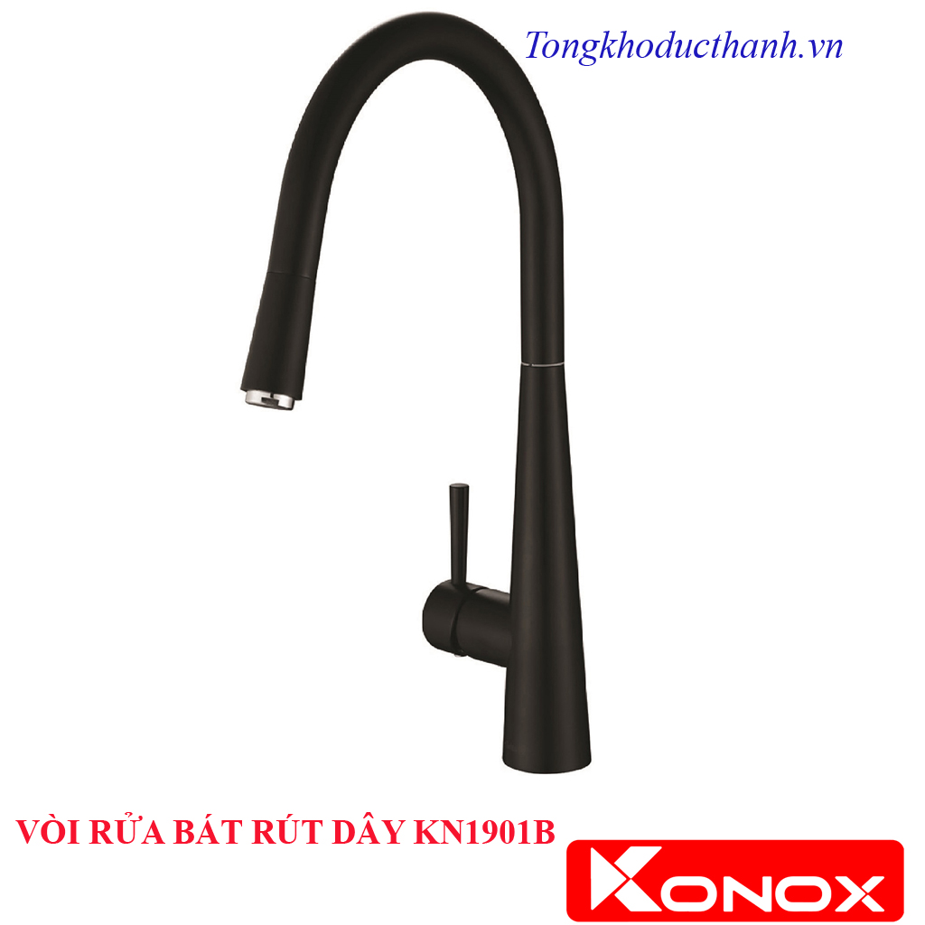 VÒI RỬA BÁT konox RÚT DÂY KN1901B