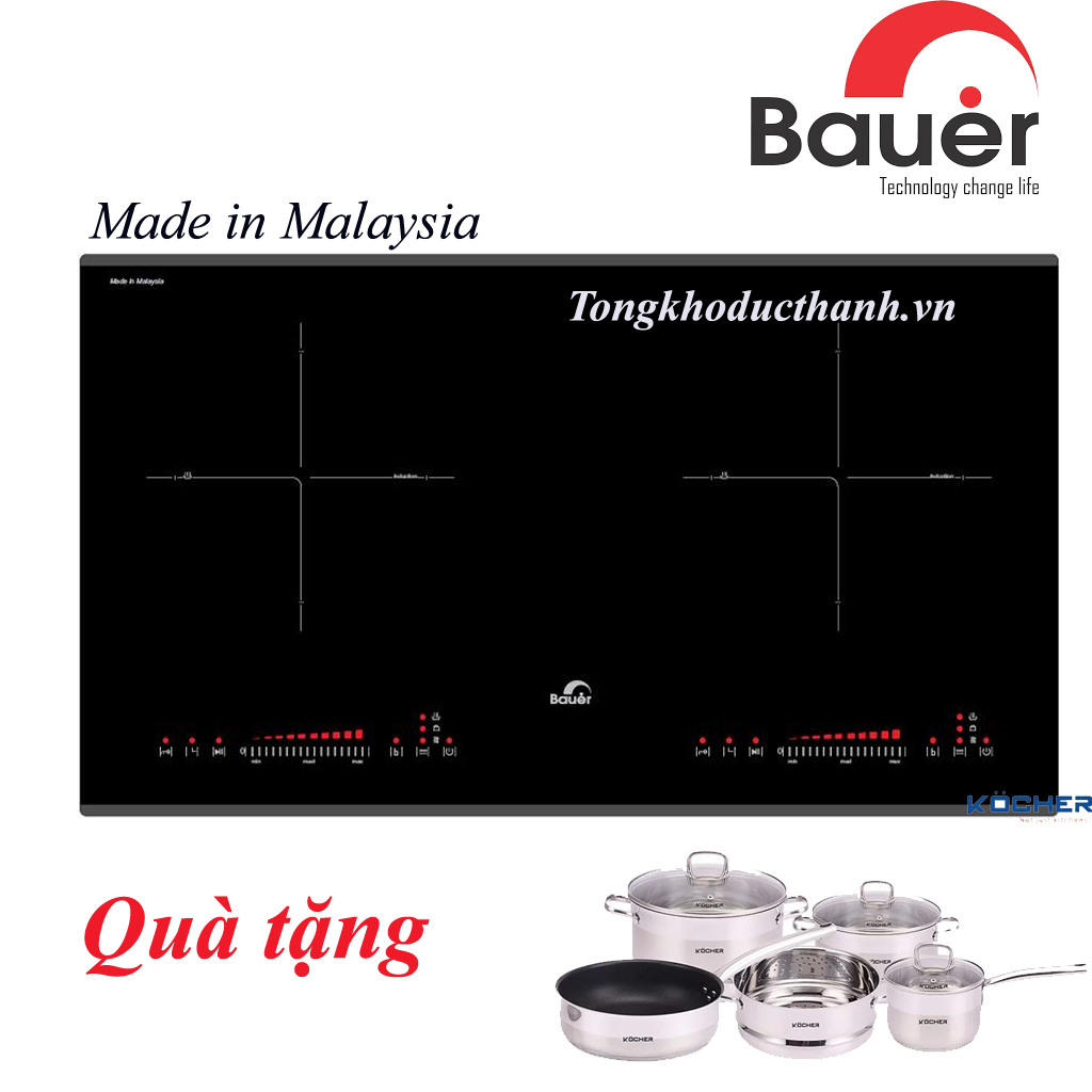 Bếp từ Bauer BE 35SS nhập khẩu Malaysia