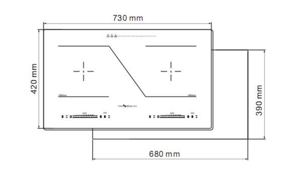 BẾP TỪ FANDI FD- SLIDE 223I