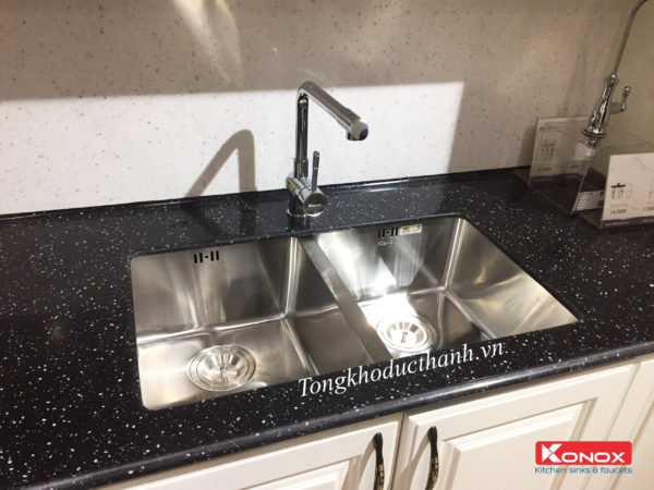 Chậu rửa bát KN7544DUB, Vòi rửa bát KN1205