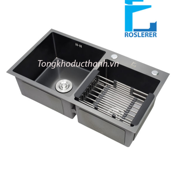 Chậu rửa Roslerer RL04 7843 Nano lệch( Inox 304)