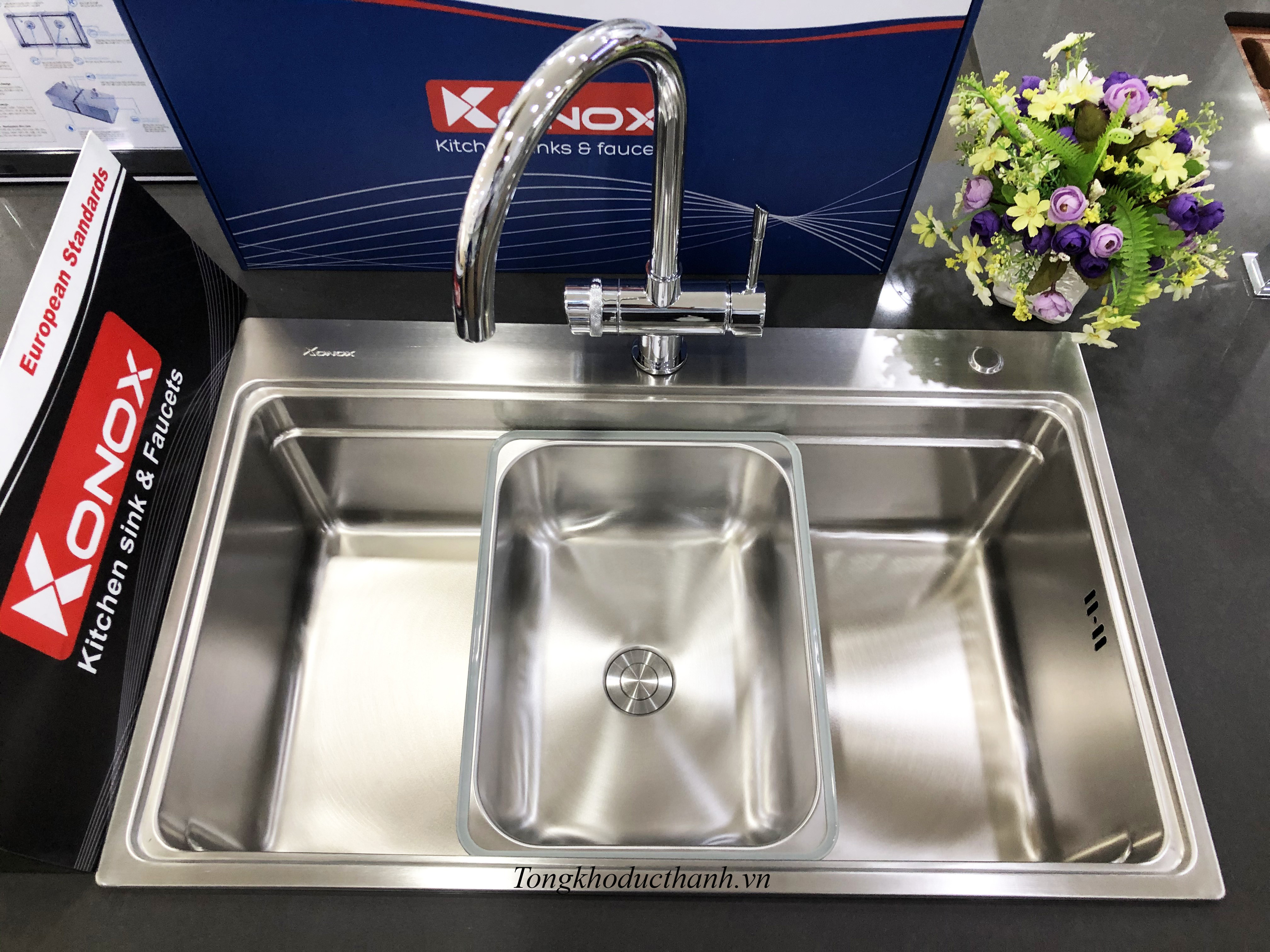 Chậu rửa bát konox KN7548SO