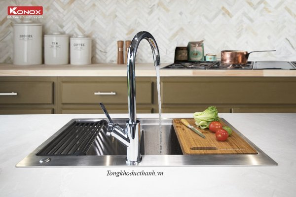 Vòi rửa bát Konox Modo Chrome