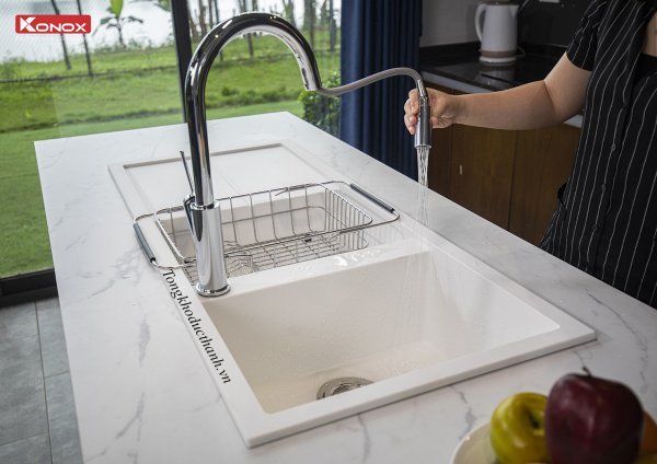 Vòi rửa bát Konox Ponte Chrome