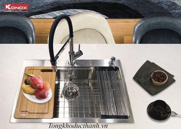 Chậu Konox KN8050TS ( KT 80*50cm)