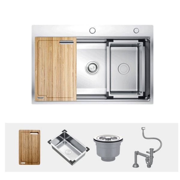 Chậu rửa bát Workstation Sink – Topmount Sink KN7650TS ( KT 76*50cm)