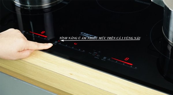 Bếp từ ba Chefs EH-IH536