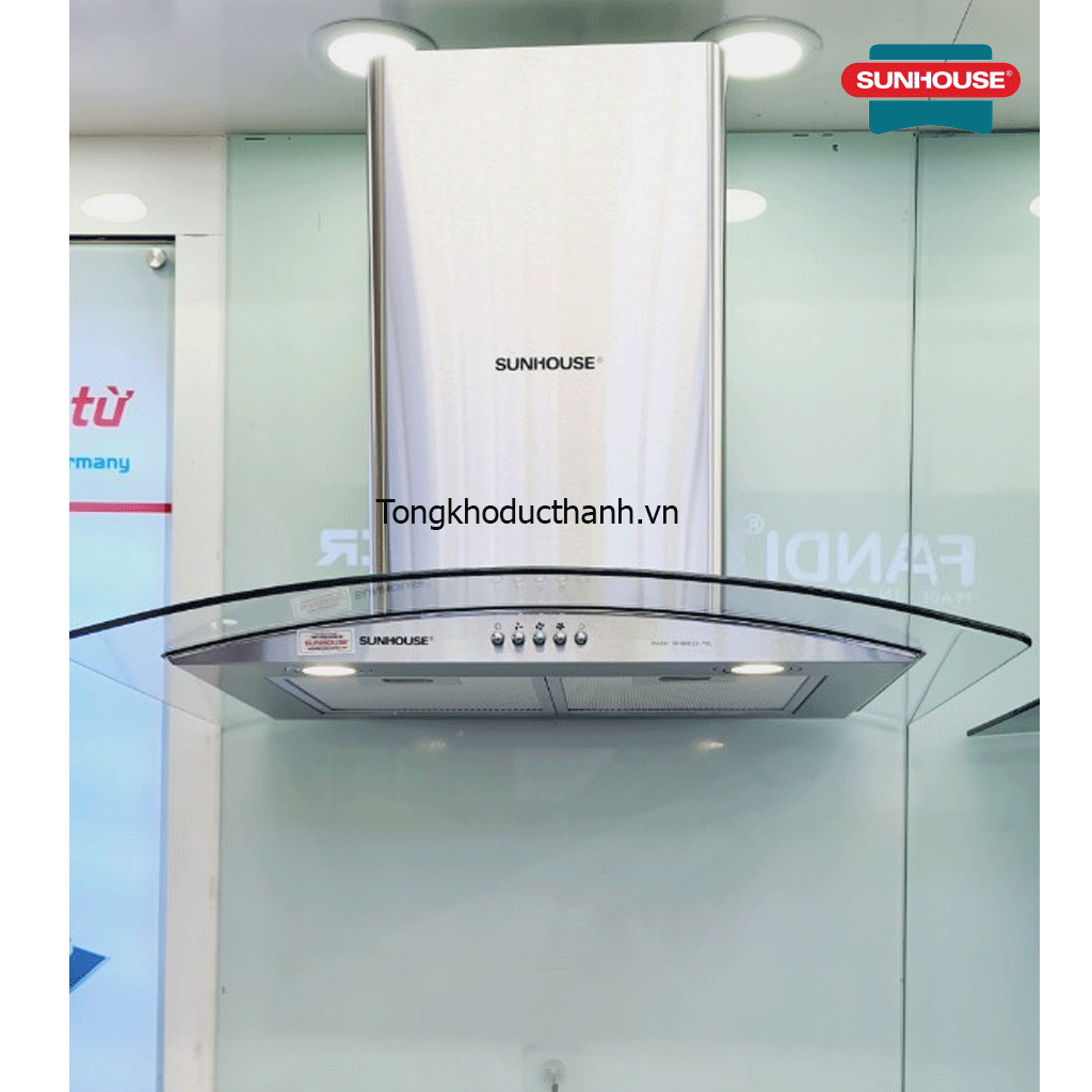 Máy hút mùi Sunhouse SHB 6629-70C ( kèm ống giảm ồn)