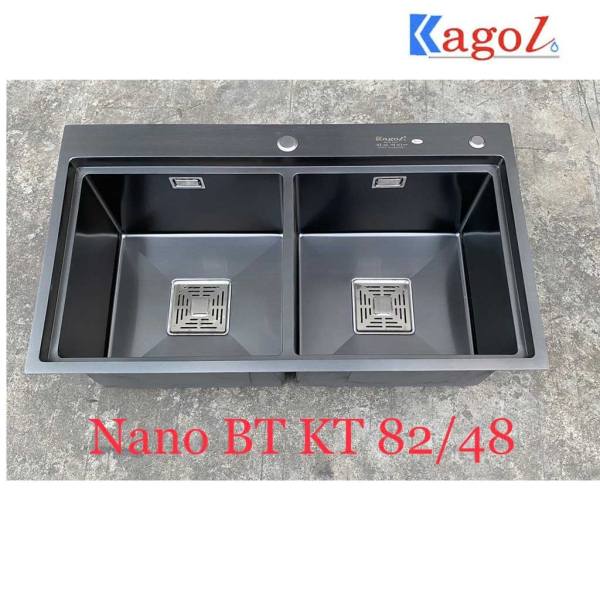 Chậu rửa nano đen Kagol HND8248BT cân