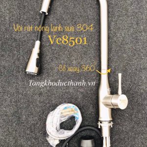 Vòi-rửa-bát-đầu-rút-Kagol-VC8501