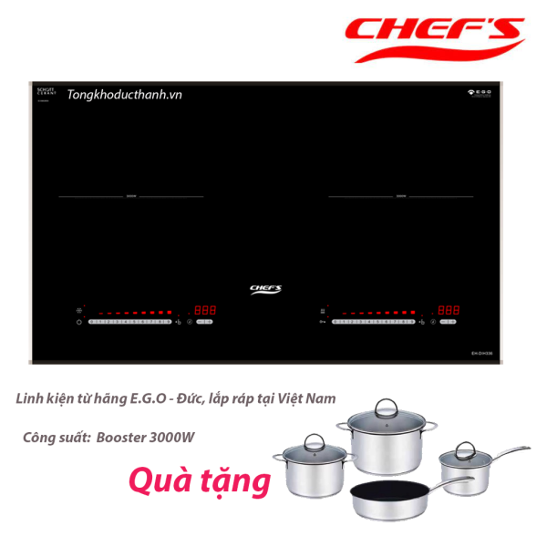 Bếp từ đôi Chefs EH-DIH336