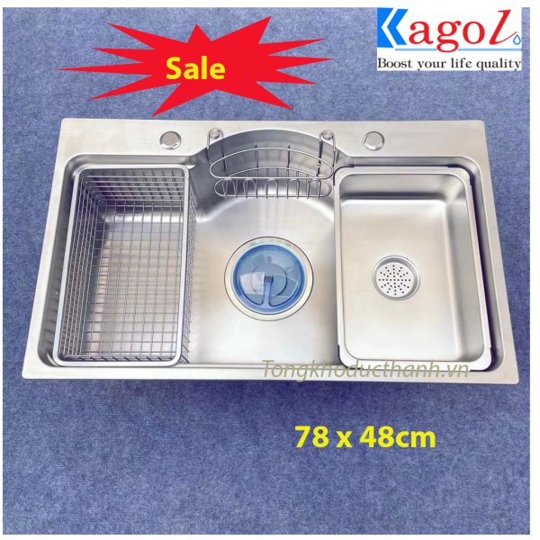 Chậu Kagol 1 hố 7848