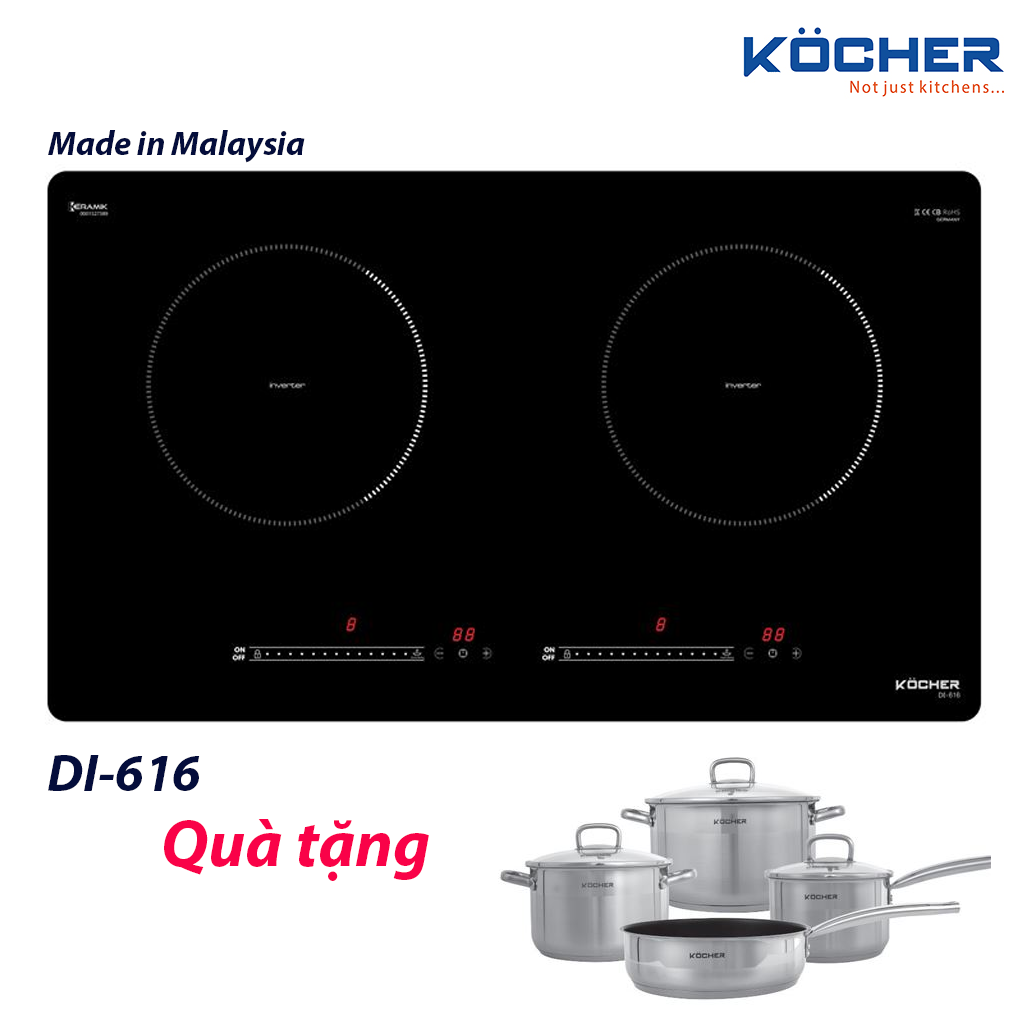 BẾP TỪ kocher DI-616 ( Malaysia)