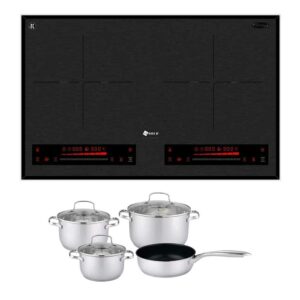 Bếp 2 từ Arber ABEI604 bo viền nhôm