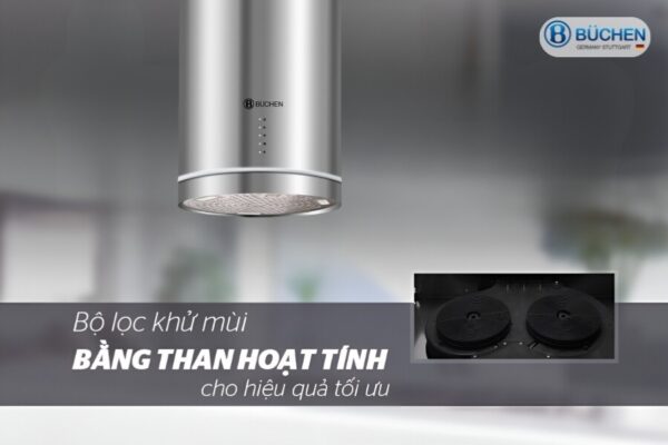 Máy hút mùi đảo Buchen BU885IS