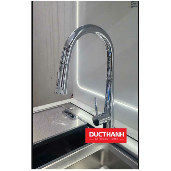 Vòi rửa bát Buchen BU639 inox