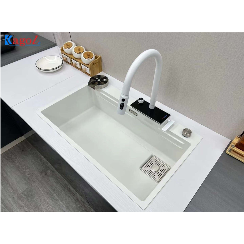 Chậu rửa bát đơn Kagol KNT8046 (80 x 46cm)