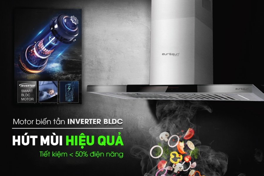 Máy hút mùi chữ T Eurosun EH-70AF76