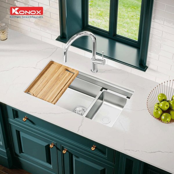 Chậu rửa bát Workstation Sink – Undermount Sink KN7644SU ( KT76*44cm)