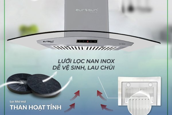 Máy hút mùi eurosun EH-70K26S/90K26S