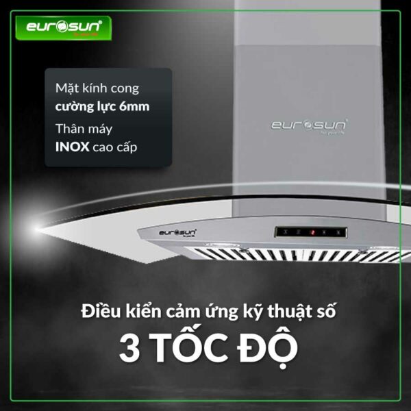 Máy hút mùi eurosun EH-70K26S/90K26S