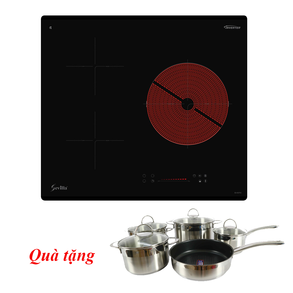 Bếp điện từ ba Sevilla SV-637IC