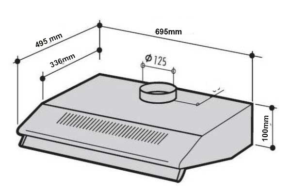 Máy hút mùi Buchen BU627B ( Bảo hành 3 năm chính hãng)