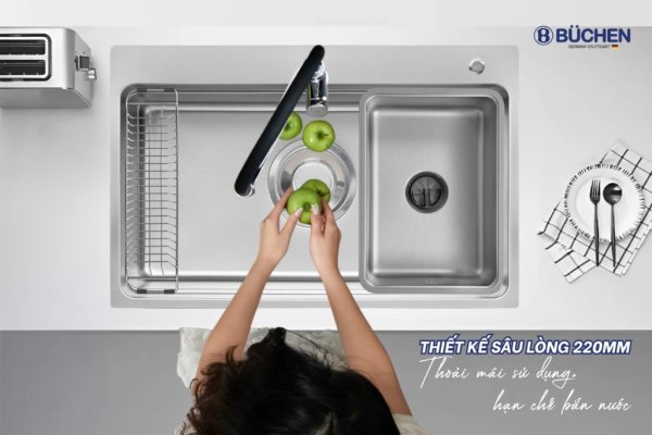 CHẬU RỬA BÁT BÜCHEN SPÜLE 8150EU