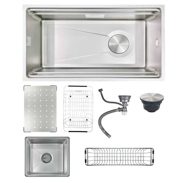 Chậu Rửa Bát âm TP 1 Hố Inox Chống Xước: GT04 - 7645 New