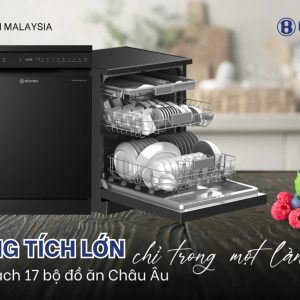 MÁY RỬA BÁT BUCHEN SMS80EU14MKB SERI 2