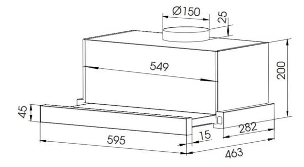 Máy hút mùi Bauer BC 6002i New